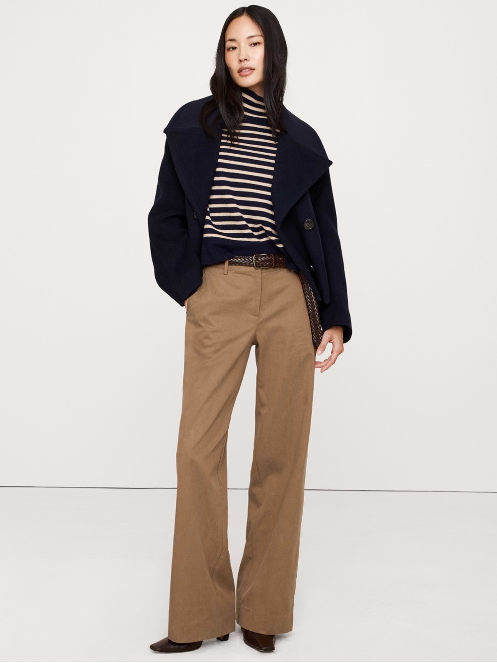 Banana Republic Everyday Wide Leg Brown